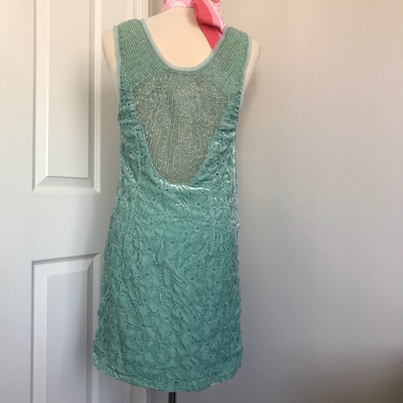 Beautiful Free People Beaded Velvet Dress, US 0 - Picture 3 of 8